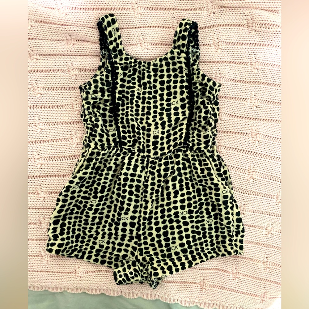 Calvin Klein Baby Girl Romper